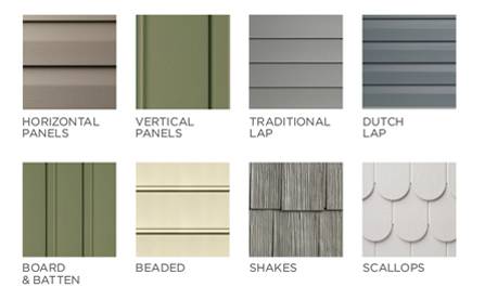 Vinyl Siding Styles.