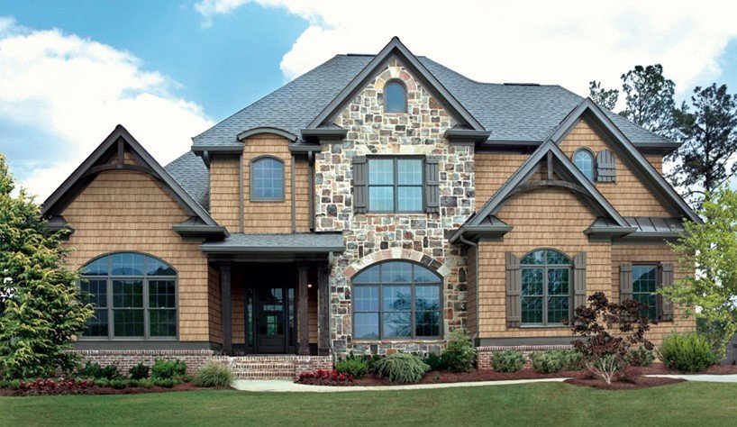 Cedar Shake Siding, classic look.